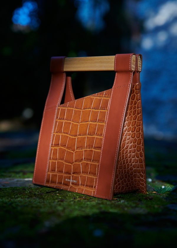 sac croco jan maglone cognac